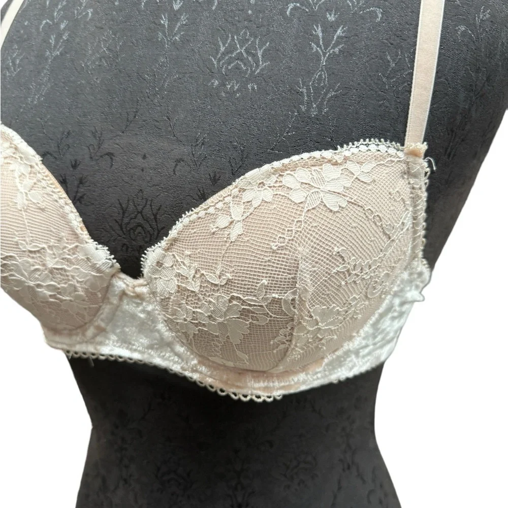 Victoria’s Secret Dream Angels Demi lined crushed velvet size 32C bra - Picture 3 of 8